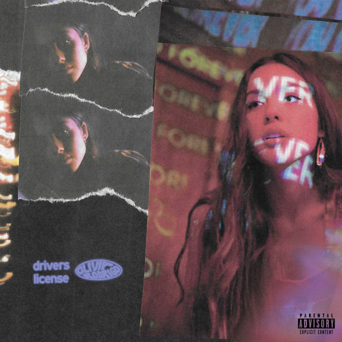 Olivia Rodrigo, 17, set the music world on fire with her debut single "drivers license" on Jan. 8, 2021. The song broke records for same-day streams on Spotify and told the world a new teen superstar was on the scene. This is the cover of her single.