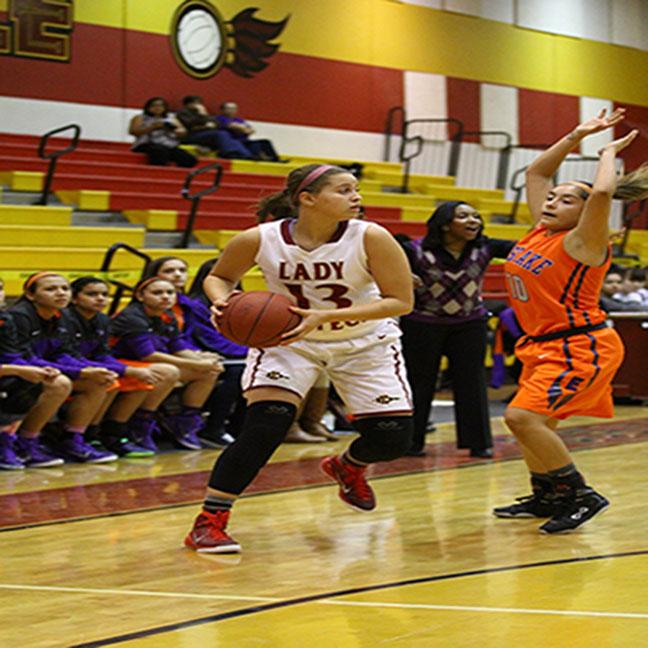 Lady Aztecs win first home game against Eastlake