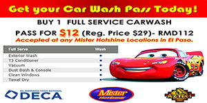 Get your Car Wash Card Today!