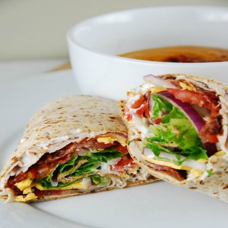 Bacon Ranch Turkey Wrap