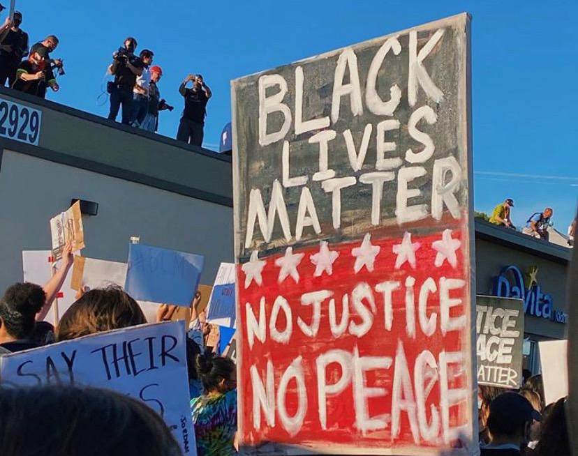 Protestors march in support of Black Lives Matter this summer. 