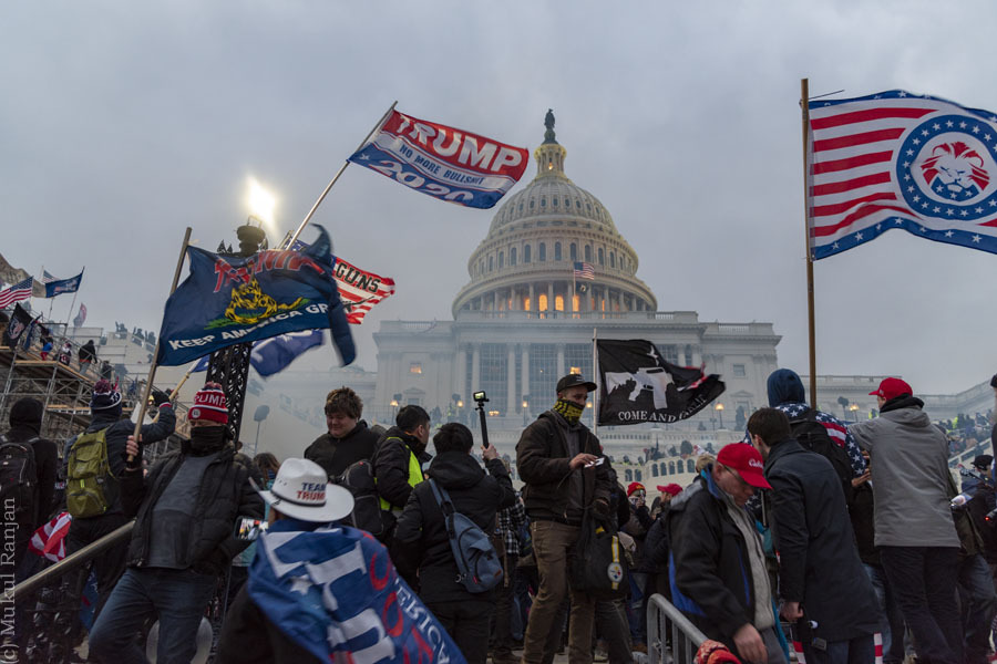 The United States Capitol was overrun by violent Trump supporters on Jan. 6, 2021. 